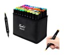   MARCADORES DOBLE PUNTA TOUCH X 60 COLORES JG-TOUCH60