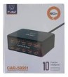   DOCK DE CARGA 60W 10 USB TIME CAR-59051