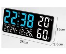   RELOJ DESPERTADOR PANTALLA LED 16.5 CON CONTROL REMOTO
