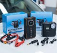   COMPRESOR DE AIRE + ARRANCADOR CON LINTERNA Y CORTE AUTOMATICO