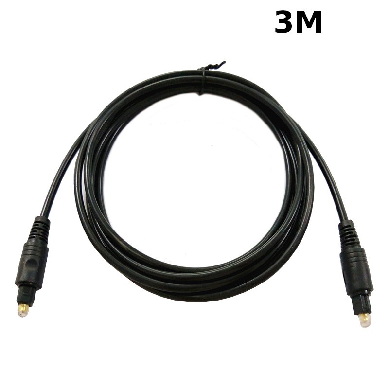   CABLE AUDIO FIBRA OPTICA 3 MTS *