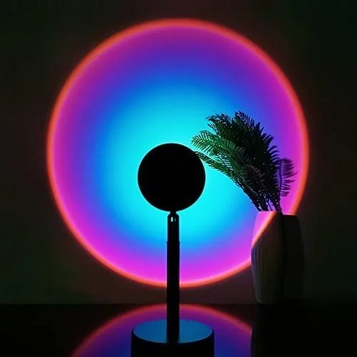 LAMPARA LED EFECTO SOL ATARDECER