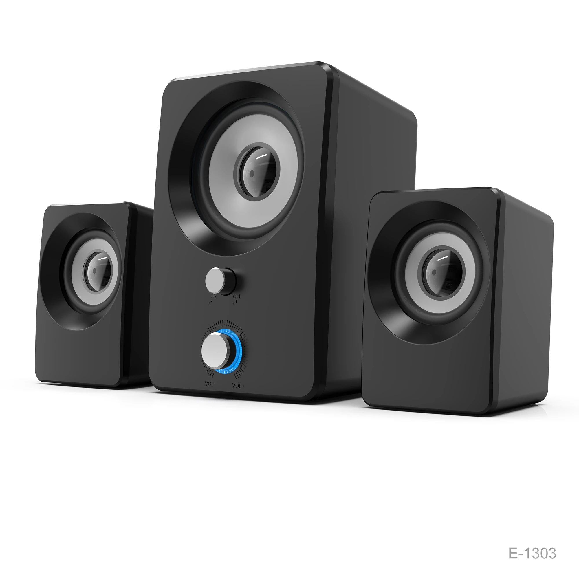   PARLANTE PARA PC 2.1 CON SUBWOOFER E-1303