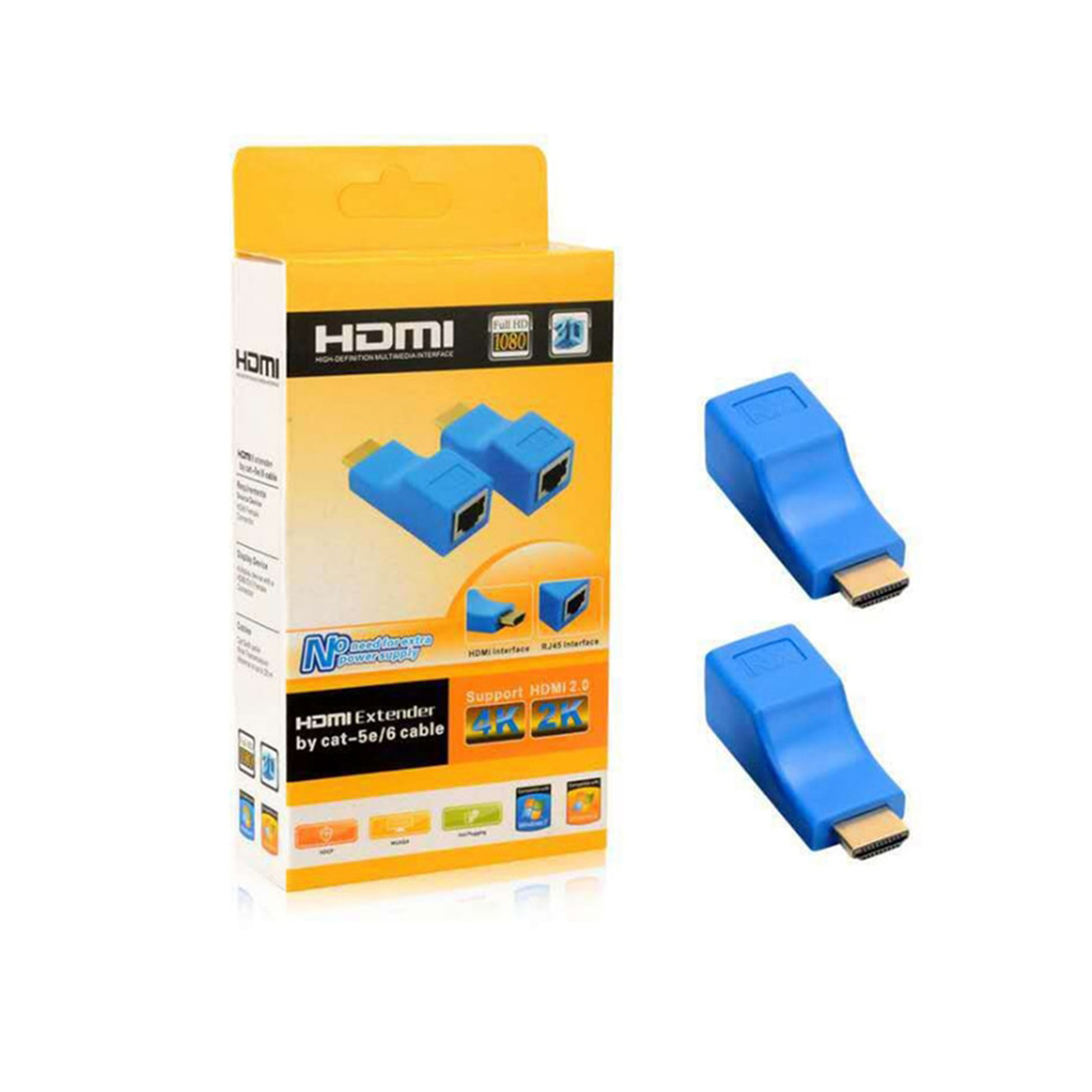   ADAPTADOR EXTENSOR RJ45 A HDMI *