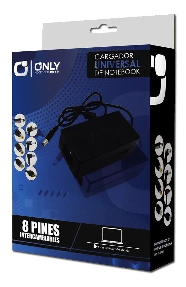   CARGADOR NOTEBOOK UNIVERSAL ONLY PIN LENOVO YOGA Y HP CEL