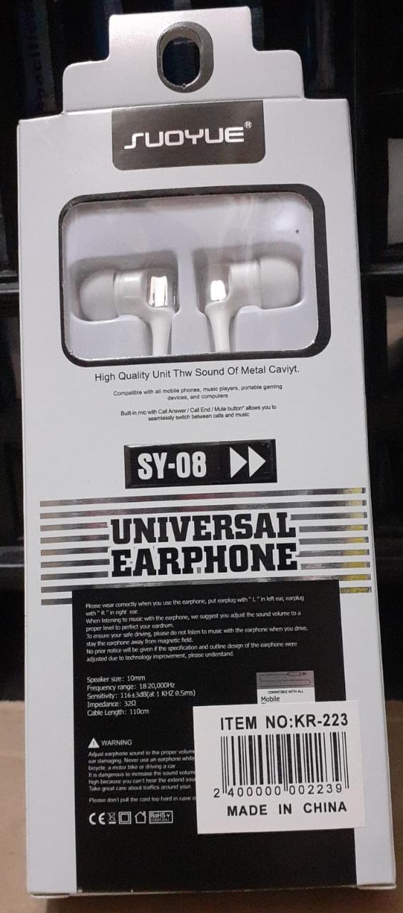    AURICULAR IN EAR KR-223 *