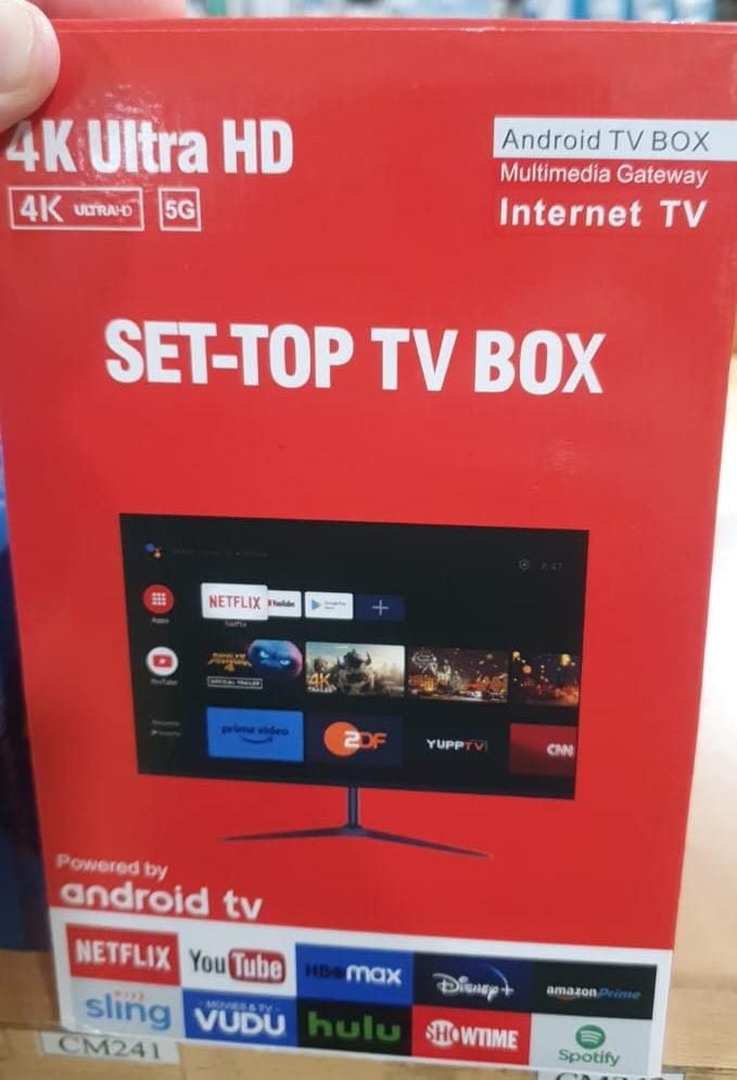   TV BOX ANDROID 8G+128G 4K ULTRA HD