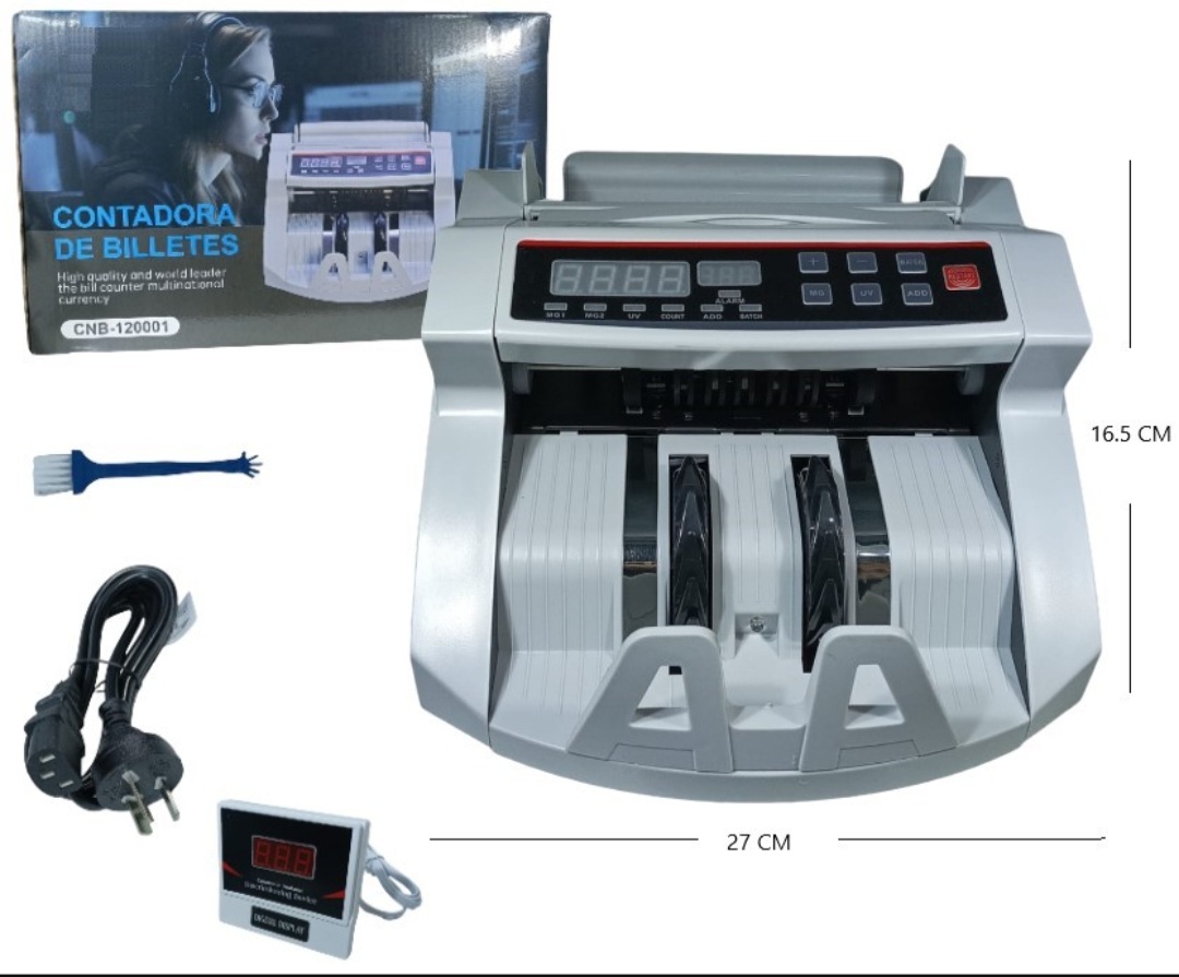 CONTADORA DE BILLETE CON VISOR
