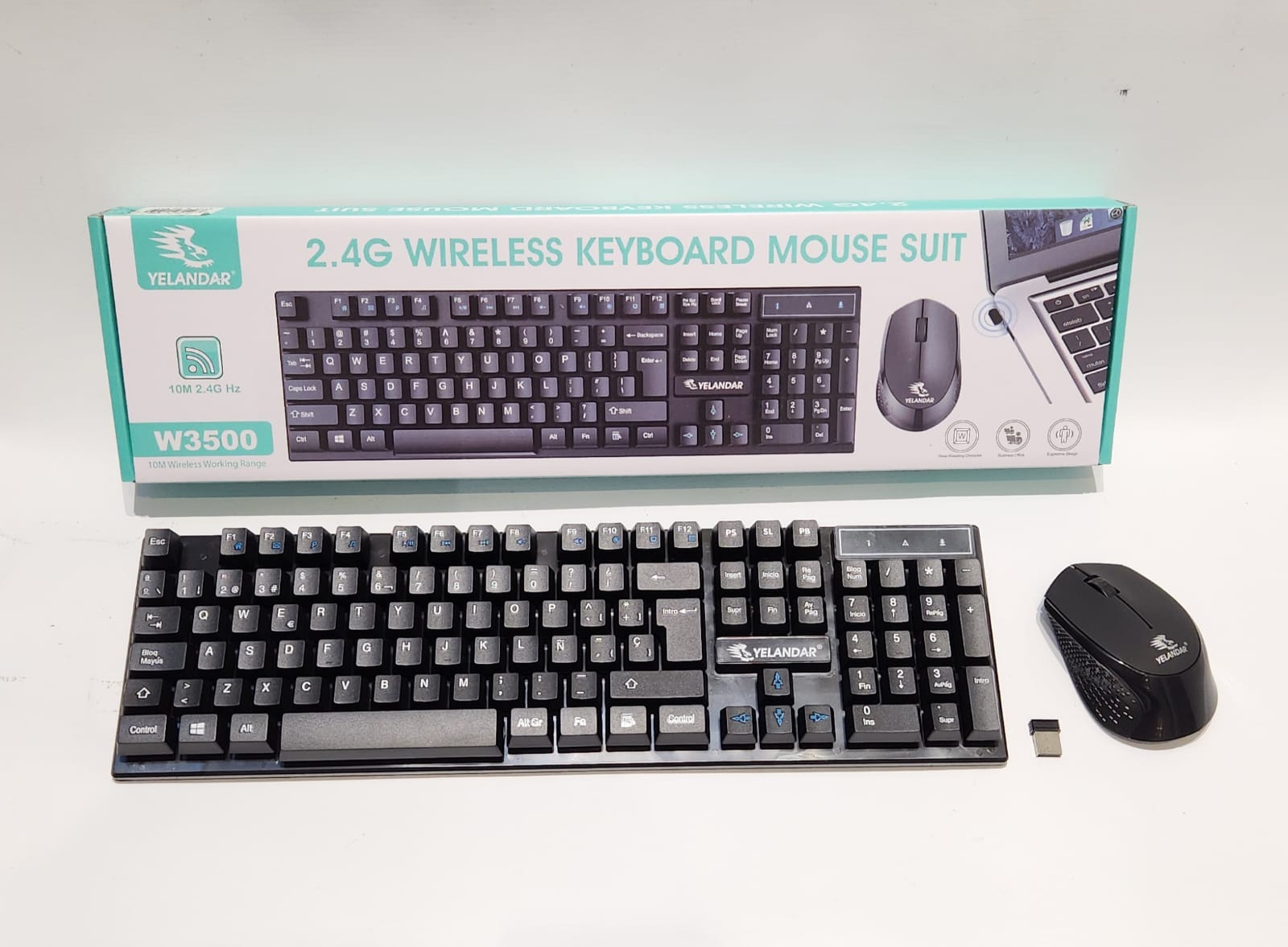   TECLADO Y MOUSE INALAMBRICO YELANDAR