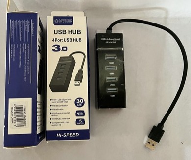   HUB USB 4 PUERTOS 3.0 REAL