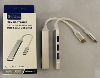   HUB USB TIPO C ( 3USB 2.0 + 1USB 3.0 )