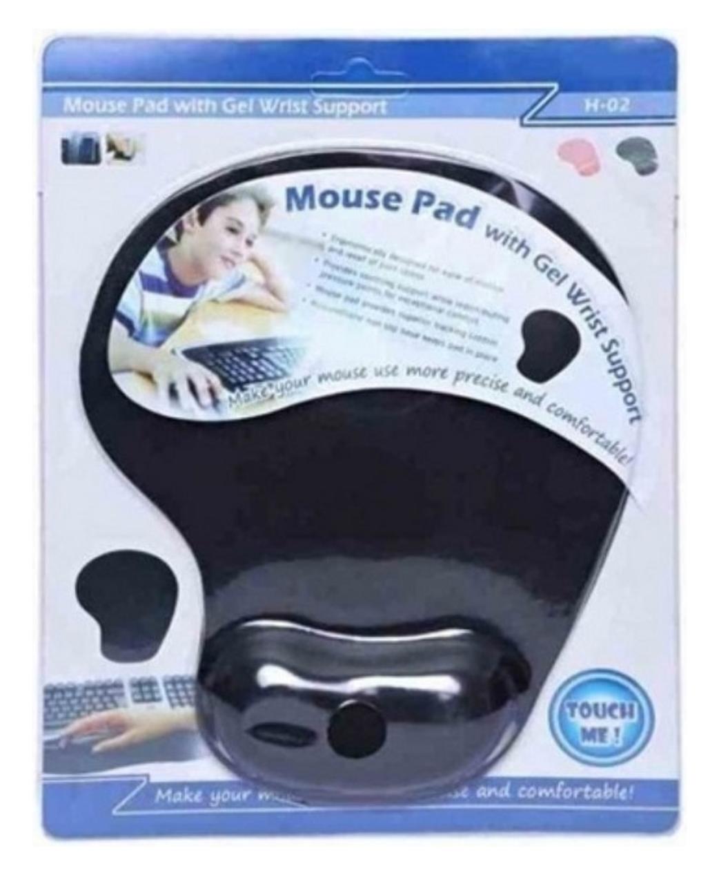 PAD MOUSE CON GEL PREMIUM NEGRO JGEL