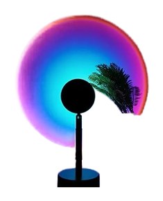   LAMPARA LED EFECTO SOL ATARDECER