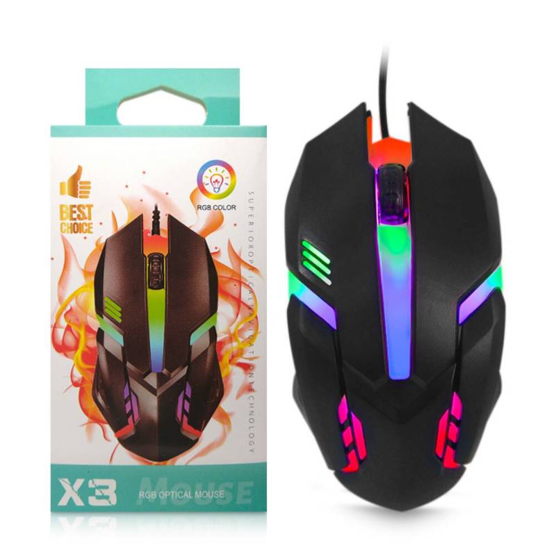   MOUSE GAMER RETROILUMINADO JIEXIN MOU-M11 *