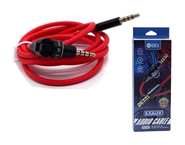   CABLE PLUG A PLUG CURVO 90 GRADOS 1.2 MTS IBEK AU-90