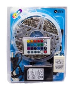   KIT RGB 5050 IBEK EXTERIOR INTERIOR 5 MTS 