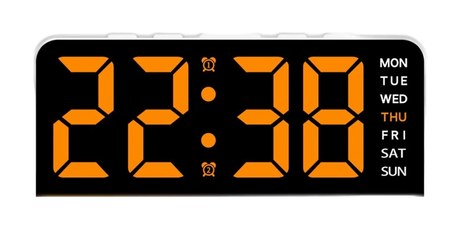   RELOJ DESPERTADOR CON PANTALLA LED 6.5 PLG