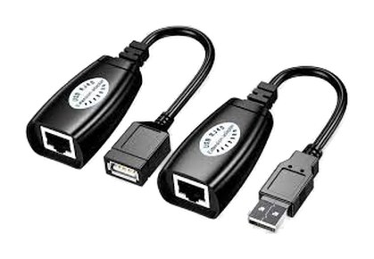   ADAPTADOR EXTENSOR USB X UTP RJ45 *