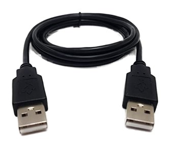   CABLE EXTENSION USB MACHO A MACHO 2.0 1.5 MTS JG-USBMAM