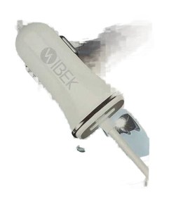   CARGADOR 12V 3.1A CON CABLE TIPO C IBEK *