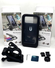   SOPORTE CON FUNDA IMPERMEABLE PARA MOTO Y BICI JG-SOPBICI