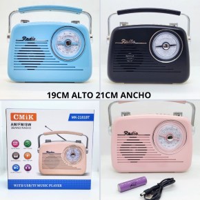   RADIO VINTAGE AM / FM  BT CON  MANIJA