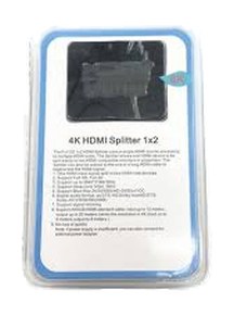   ADAPTADOR SPLITTER 1X2 4K EN BLISTER