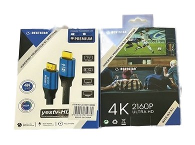   CABLE HDMI 3 MTS 4K JG-HDTV4K3M
