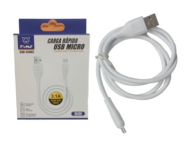   CABLE MICRO USB V8 3.1A TIME 