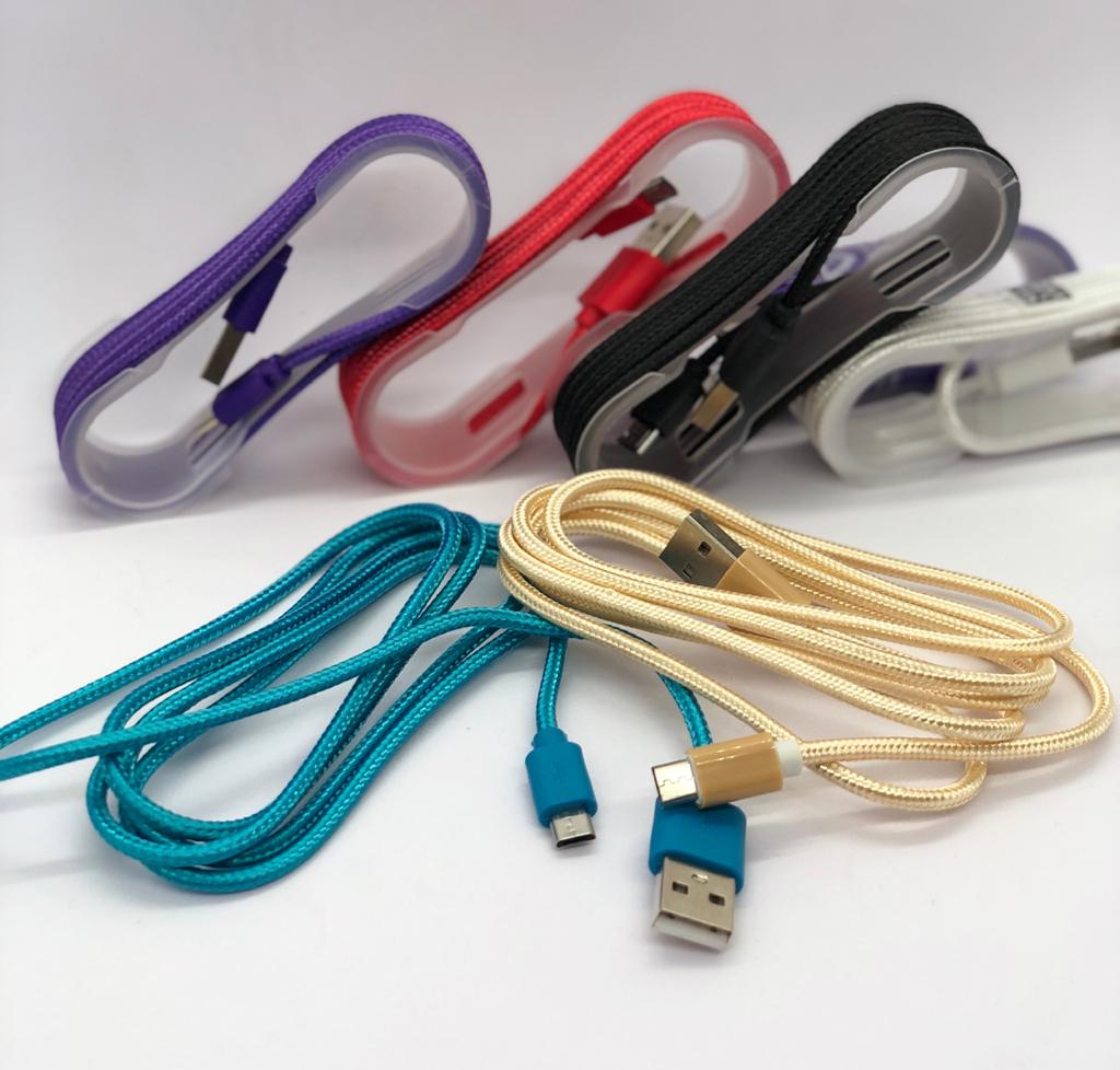    CABLE MICRO USB V8 COLORES SJ-283