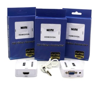    ADAPTADOR CONVERTIDOR HDMI-VGA FULL HD 1080P JG-HDTVVGA