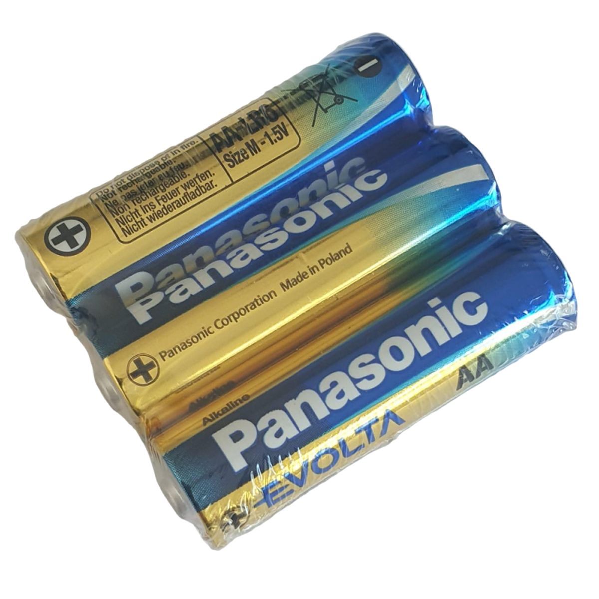   PILA ALCALINA AA EVOLTA PANASONIC (PACK X 3) *