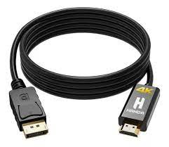   CABLE DISPLAYPORT A HDMI 4K 1.8 MTS *