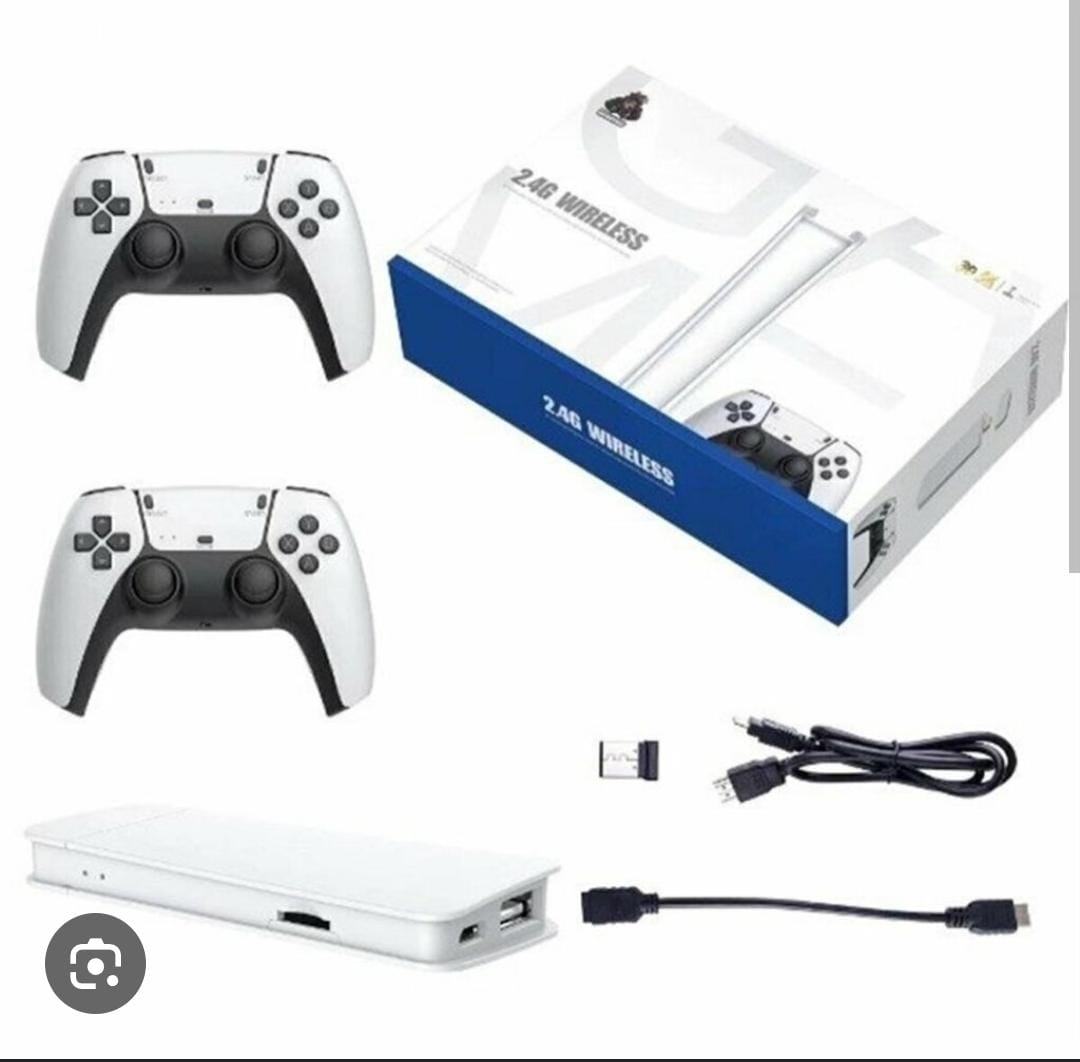   CONSOLA HDMI JOYSTICK INALAMBRICO TIPO PS5 CAJA BLANCA