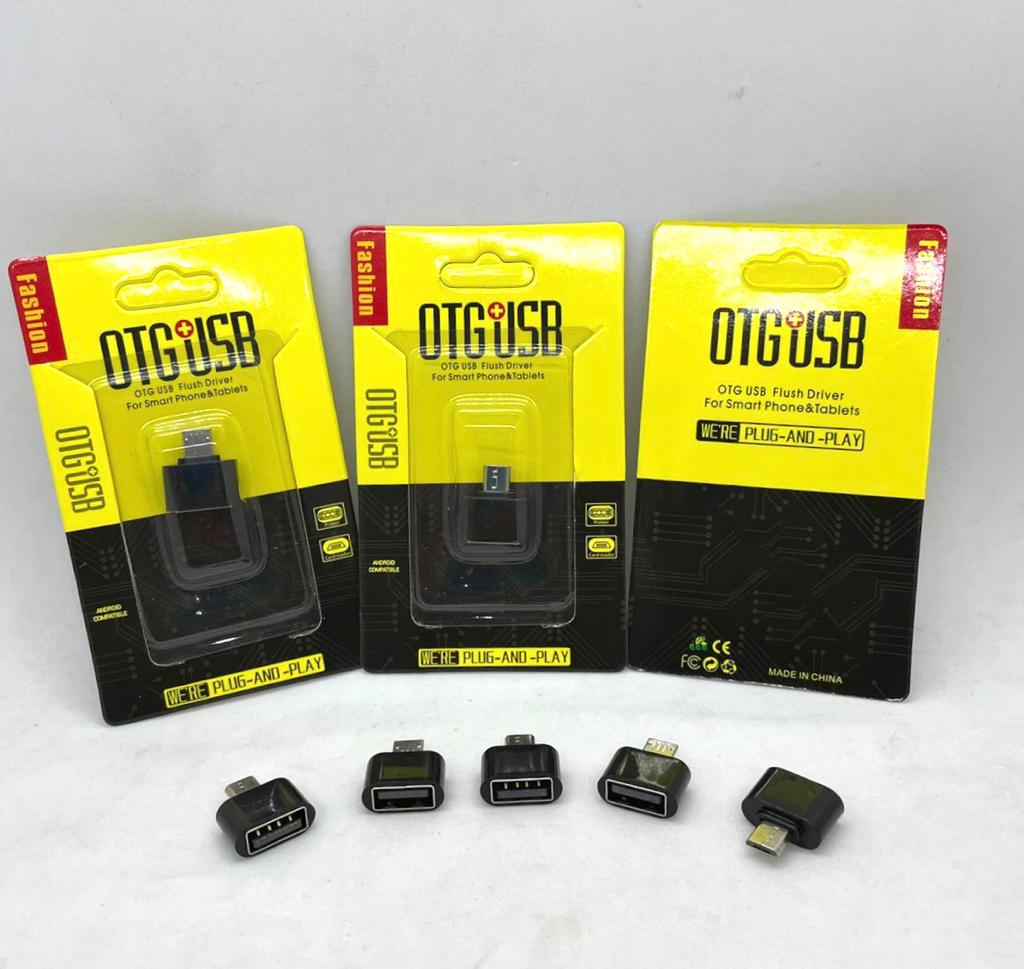   ADAPTADOR OTG USB A MICRO USB V8 *