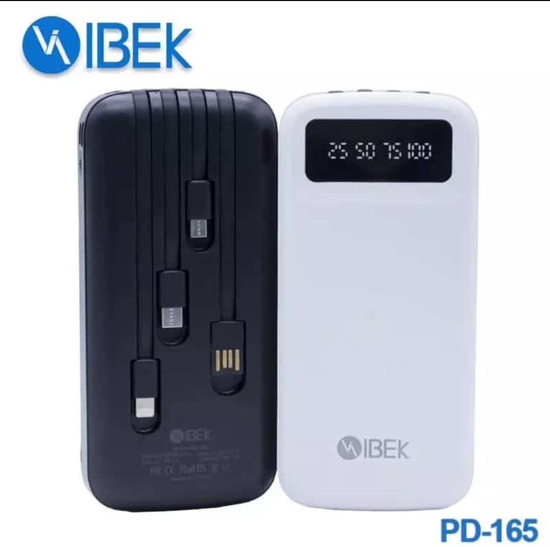   POWER BANK 20000 MAH DISPLAY IBEK PD-165