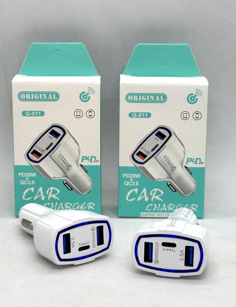   CARGADOR 12V 2 USB + TC 7A Q-011