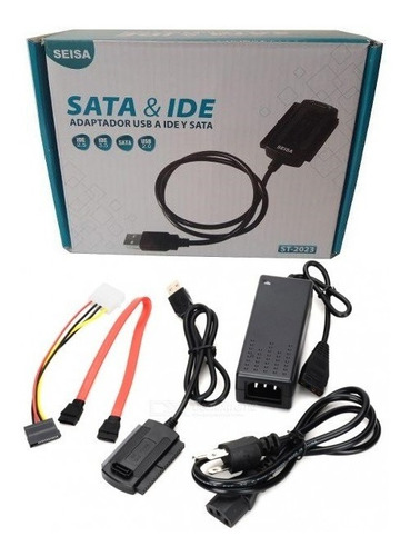   CABLE PARA DISCO RIGIDO SATA/IDE CON FUENTE *